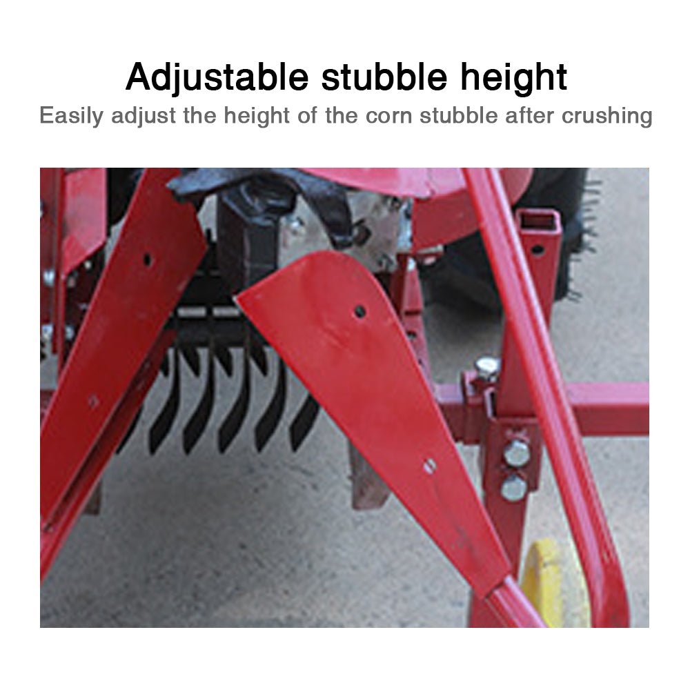 Agricultural Small Handpushed Diesel Corn Harvester Multifunctional Singlerow Straw Crushing and Peeling Harvester