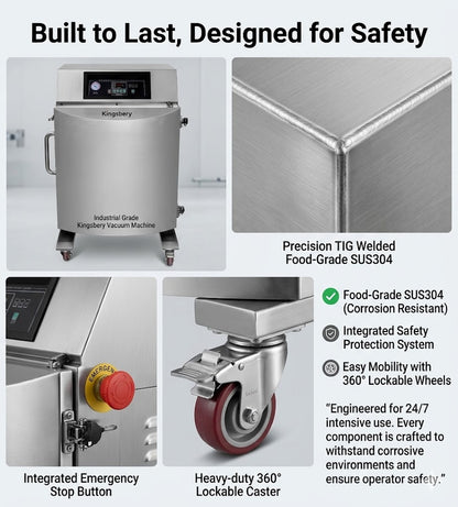 Arc shaped large capacity powder food vacuum packaging machine