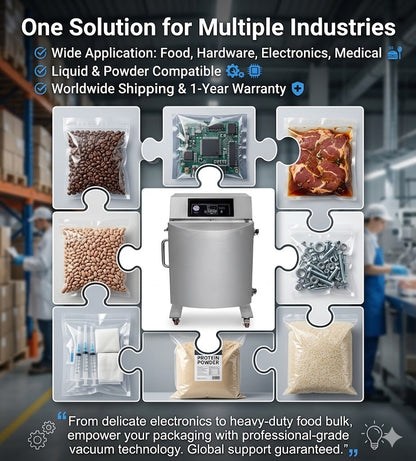 Arc shaped large capacity powder food vacuum packaging machine