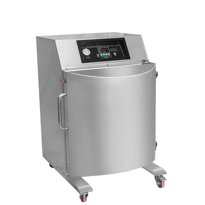 Arc shaped large capacity powder food vacuum packaging machine