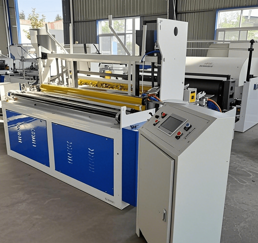 Automatic toilet paper roll processing equipment Toilet Paper Making Machine with Tissue Production Line High Efficiency