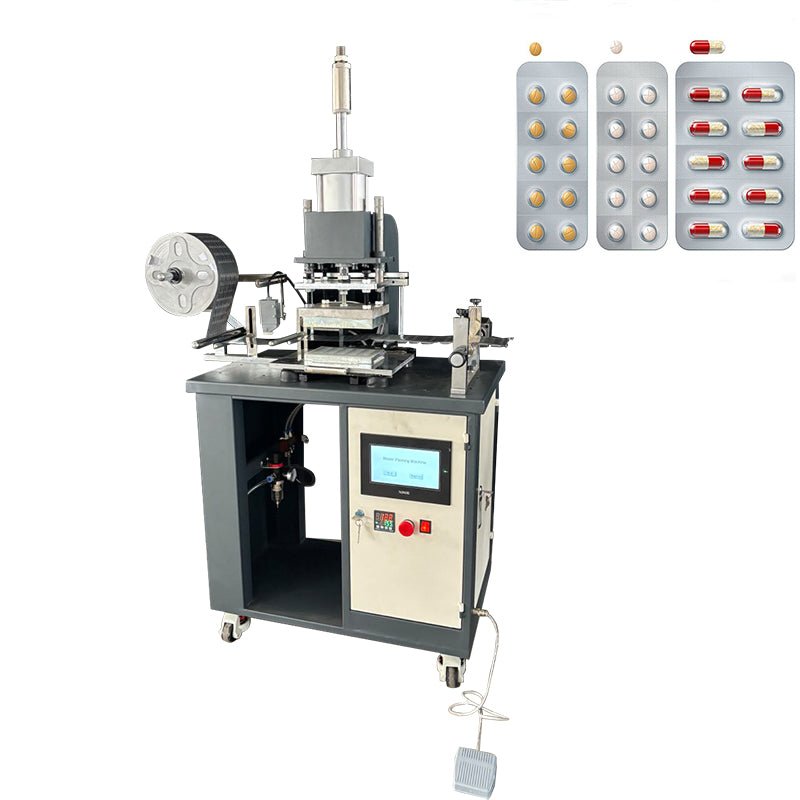 Blister Packing Machine Semi - Automatic Alulinum Foil Alu Pvc Tablet Pill Capsule Blister Packing Machine