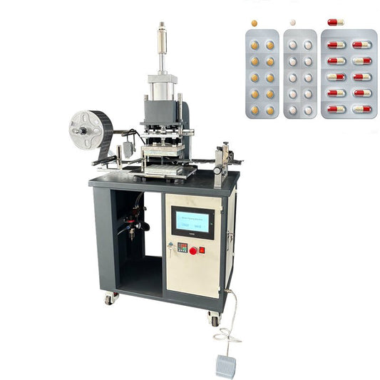 Blister Packing Machine Semi - Automatic Alulinum Foil Alu Pvc Tablet Pill Capsule Blister Packing Machine