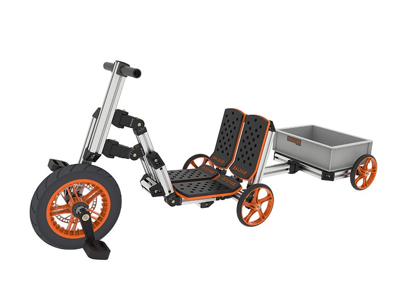 Buildable Kit 20 in 1 Kids Go Kart Set, Suitable for 1 to 8 Years Old, Two Wheel Bike, Three Wheel Bike, Most Popular L Kit (Non Electric)