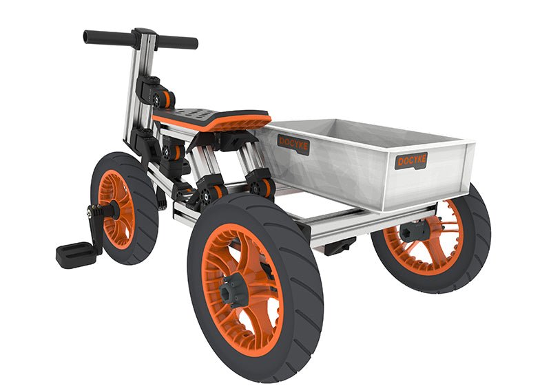 Buildable Kit 20 in 1 Kids Go Kart Set, Suitable for 1 to 8 Years Old, Two Wheel Bike, Three Wheel Bike, Most Popular L Kit (Non Electric)