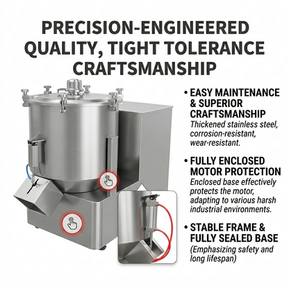 High-Performance Industrial High-Speed Mixer | SHR Series Turbo Mixer for Plastic & Chemical Powder