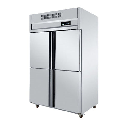 Commercial 30“W Four - door Stainless Steel Reach - In Freezer 28 cu.ft.