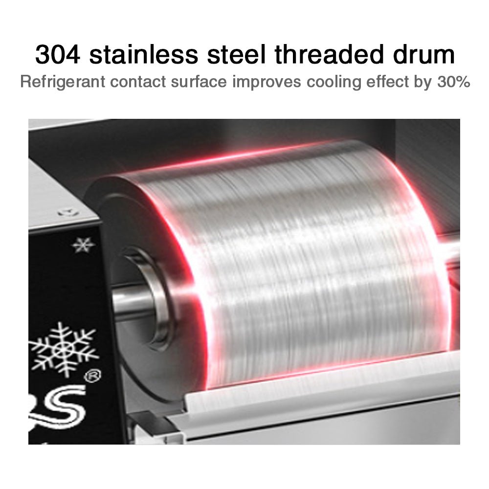 Commercial snow ice dessert machine and snowflake ice efficient production