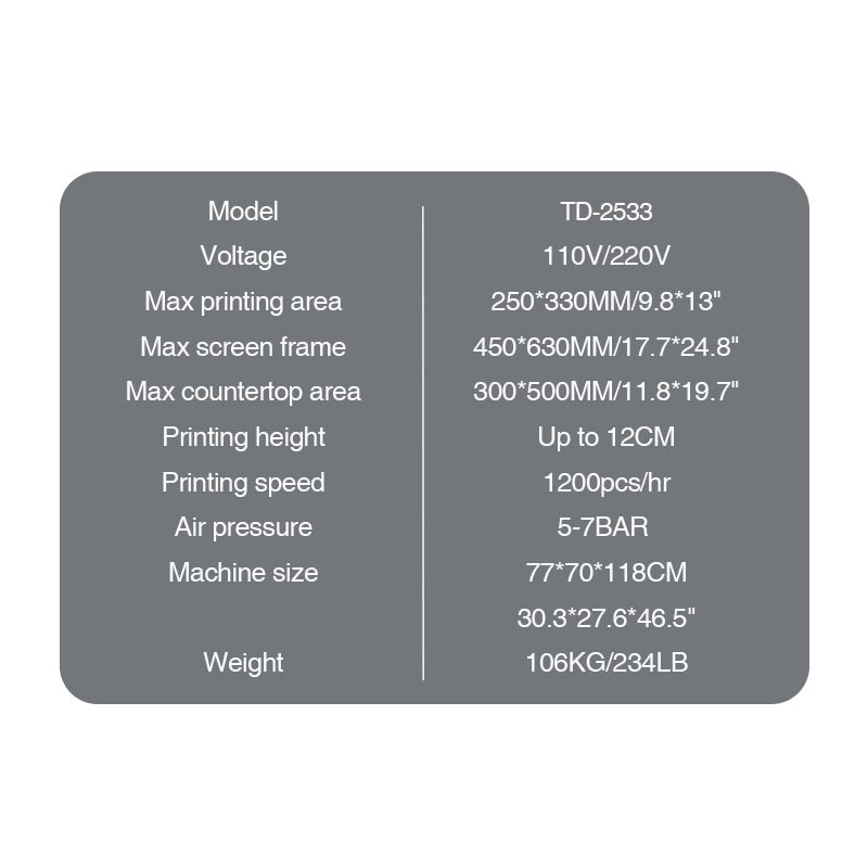 Desktop Flat Screen Printing Machine, Signage/Metal Nameplate Screen Printer Equipment
