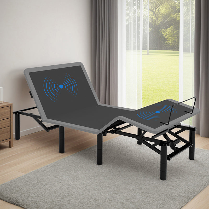 Adjustable Bed Frame with Massage Head & Foot Incline Twin XL Size Wireless Remote, two types of USB ports: Type-A and Type-C