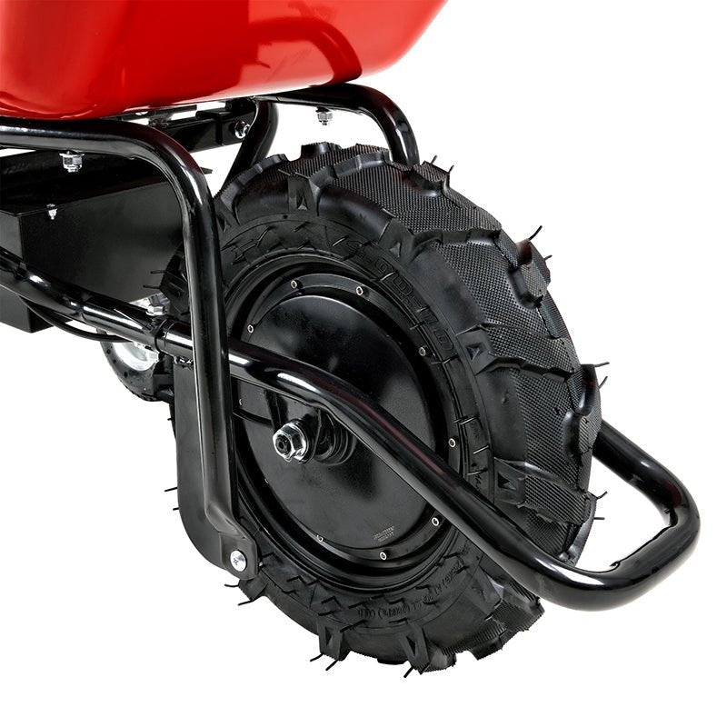 Electric wheelbarrow Electric 24v 500w Brushless Motor System, 78L garden cart