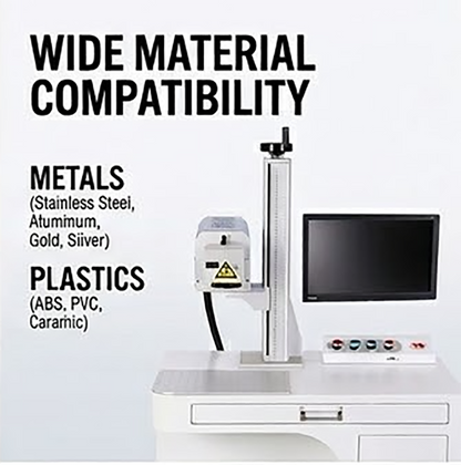 High-Precision Fiber Laser Metal Marking Machine 20W 30W 50W