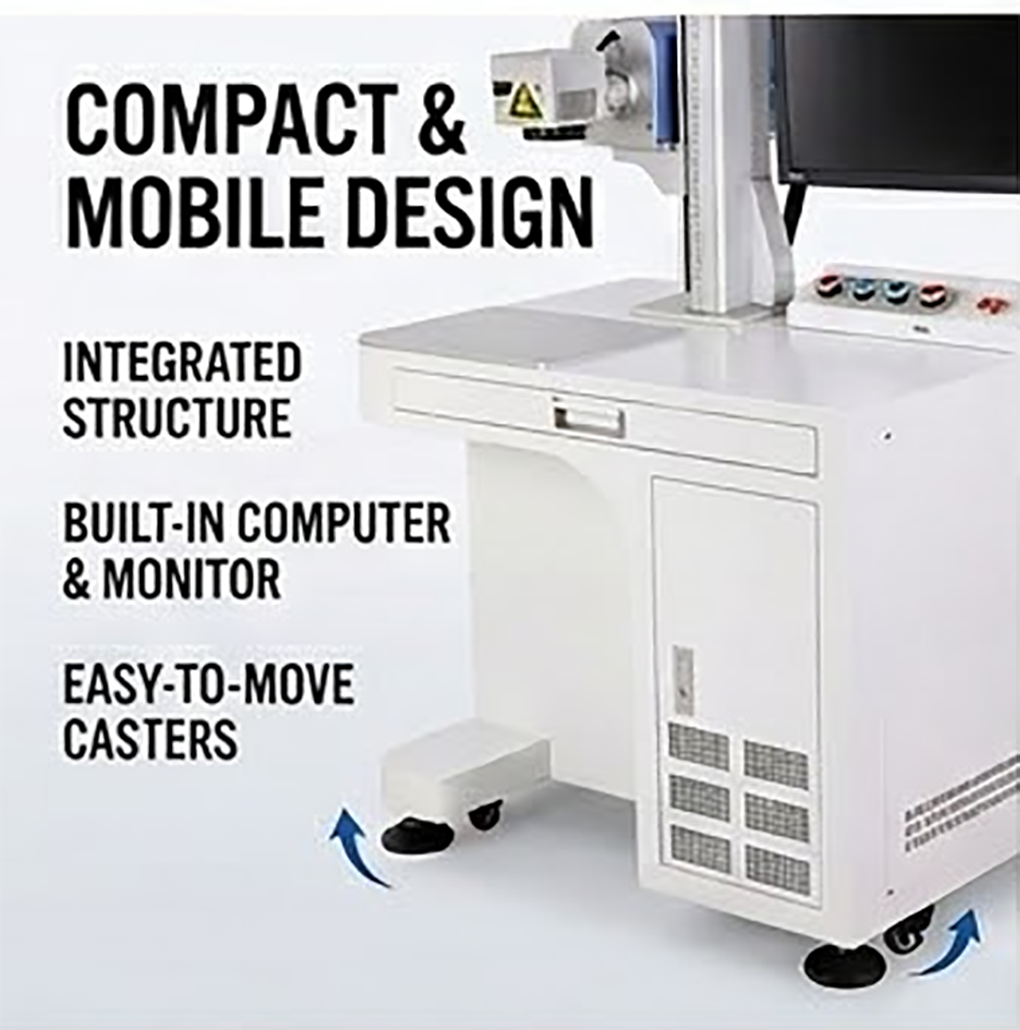 High-Precision Fiber Laser Metal Marking Machine 20W 30W 50W