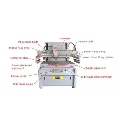 Flat Screen Printing Machine Electric Flatbed Screen Printing Machine,Silk Screen Machine For Fabric,Clothing Printing Machine