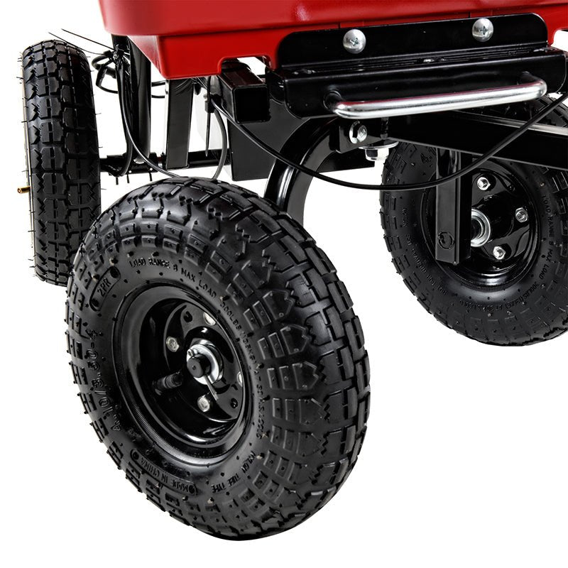 Four - wheeled electric cart 24V 180W lead - acid battery 264 lbs Electric wheelbarrow 75L electric garden cart