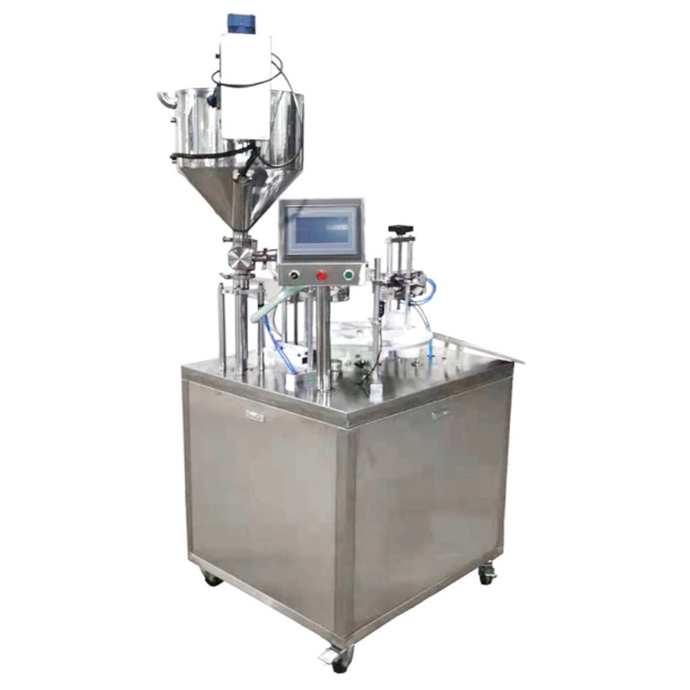 FW - 006 semi automatic plastic aluminium tube filling and sealing machine for condensed milk
