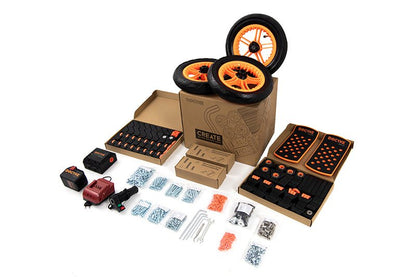 High - strength material electric innovation kart, more than 20 kinds of assembly methods, suitable for outdoor sports