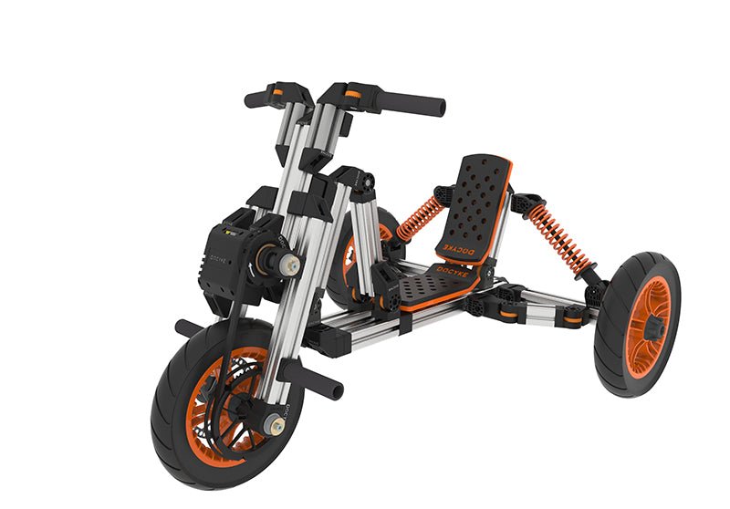 High - strength material electric innovation kart, more than 20 kinds of assembly methods, suitable for outdoor sports, Plus a S - kit
