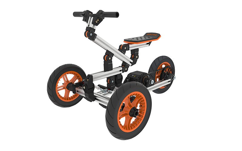 High - strength material electric innovation kart, more than 20 kinds of assembly methods, suitable for outdoor sports, Plus a S - kit