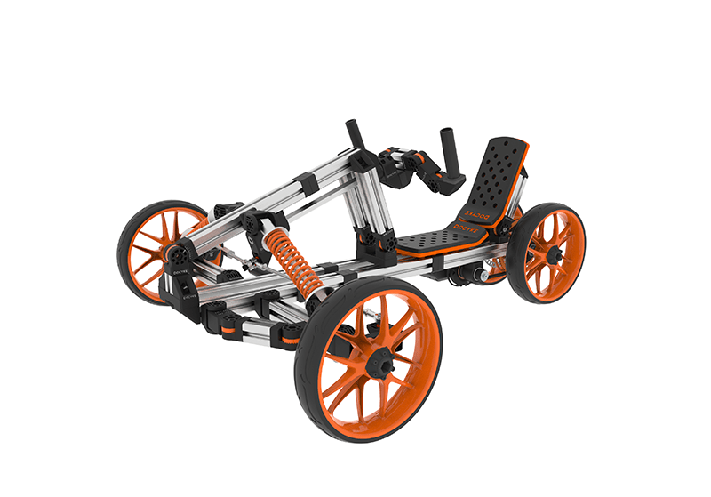 High - strength material electric innovation kart, more than 20 kinds of assembly methods, suitable for outdoor sports, Plus a S - kit