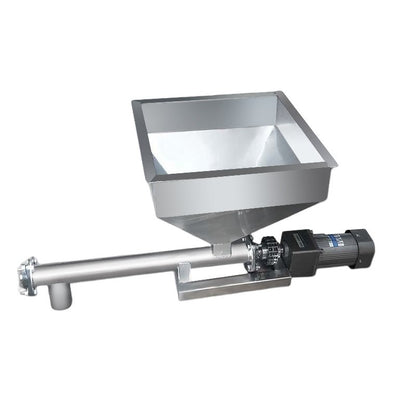 Automatic horizontal screw feeder for efficient powder and granule conveying