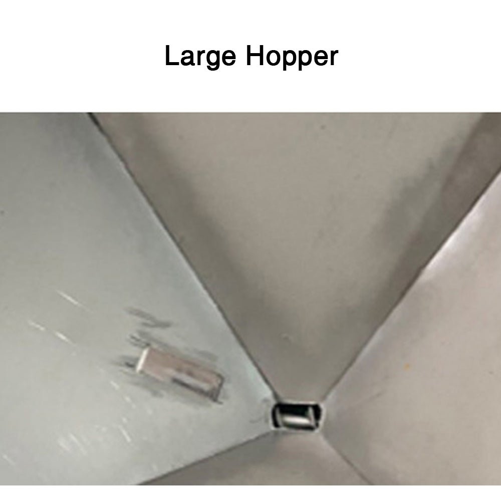 Parallel screw conveyor system for industrial powder handling and transportmachine