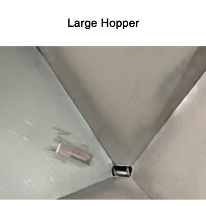 Parallel screw conveyor system for industrial powder handling and transportmachine