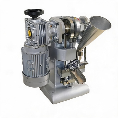 TDP-1 Mini Máquina de Tableteamento Elétrica de Turbina de Mesa com Perfuração Única para Pó