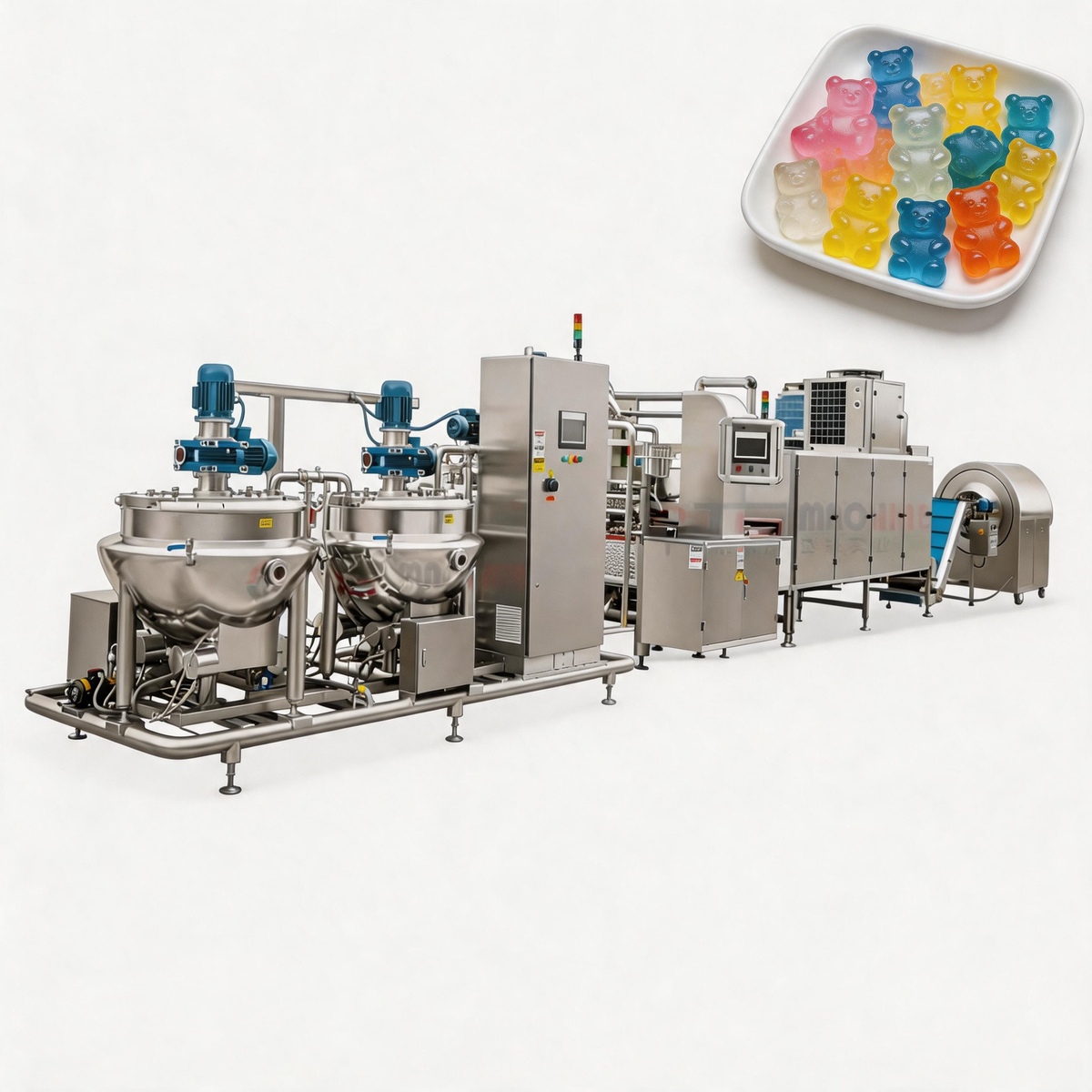 Fully Automatic Candy Production Line GD Series - Gummy & Hard Candy Machine