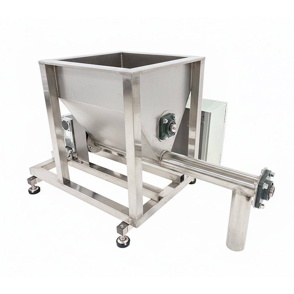 High-precision loss-in-weight screw feeder for powder dosing and industrial feeding