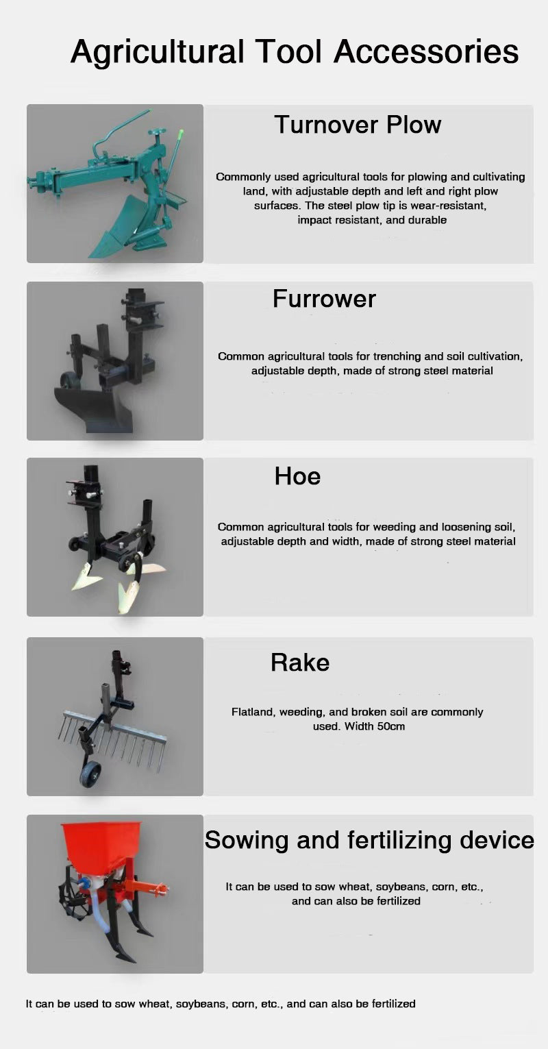 Mini Crawler Rotary Tiller Multifunctional Chain Track Micro Cultivator Machine Gasoline Diesel Small Power Farm Tiller