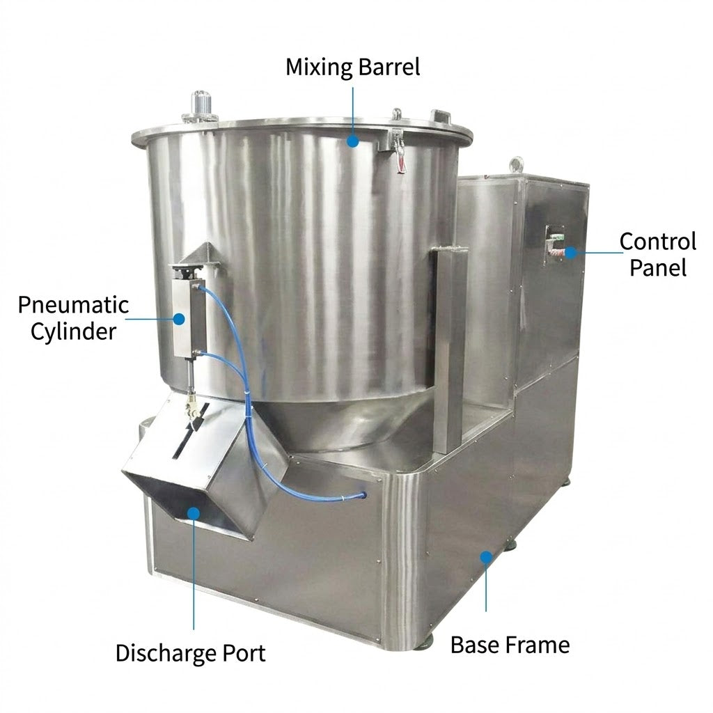 High-Performance Industrial High-Speed Mixer | SHR Series Turbo Mixer for Plastic & Chemical Powder