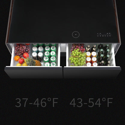 Modern Smart Coffee Table with Built - in Fridge, Bluetooth Speaker