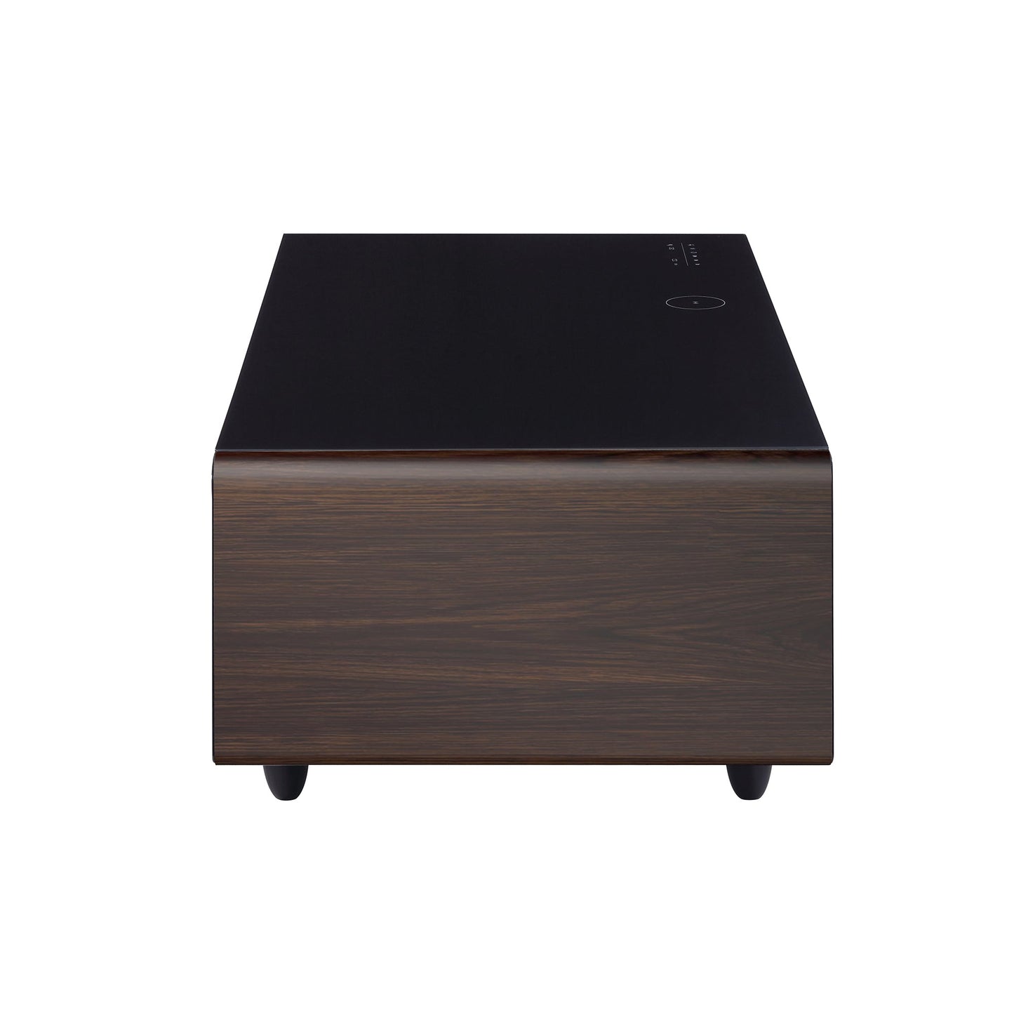 Modern Smart Coffee Table with Built - in Fridge, Bluetooth Speaker