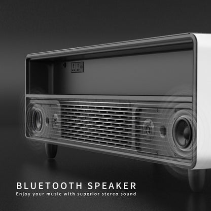 Modern Smart Coffee Table with Built - in Fridge Power Socket White