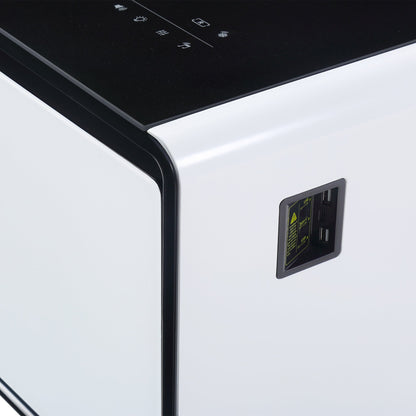 Modern Smart Coffee Table with Built - in Fridge Power Socket White