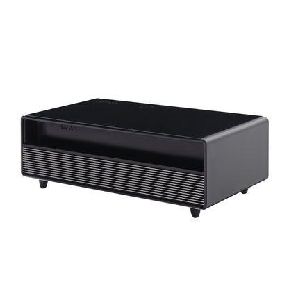 Modern Smart Coffee Table with Built - in Fridge Touch Control Panel
