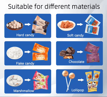 Multifunction Pillow Roll Packing Machine Automatic Sandwich Chocolate Ball Blueberry Noodle Pillow Type Pack Machine