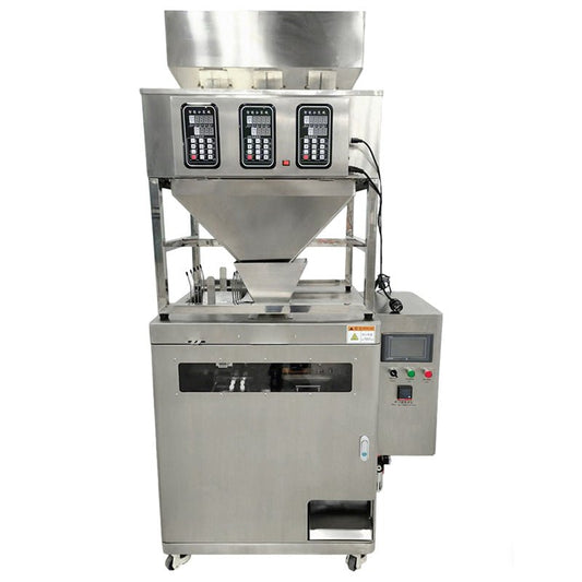 Multifunction Three - head Electronic Packing Scale Packing Machine, Granule Stand Up Pouch Filling And Sealing Machine
