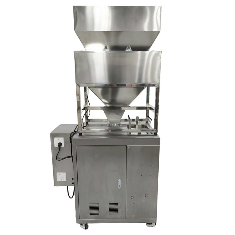Multifunction Three - head Electronic Packing Scale Packing Machine, Granule Stand Up Pouch Filling And Sealing Machine