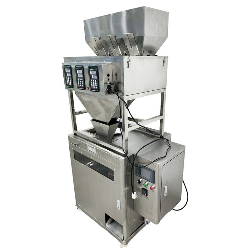 Multifunction Three - head Electronic Packing Scale Packing Machine, Granule Stand Up Pouch Filling And Sealing Machine