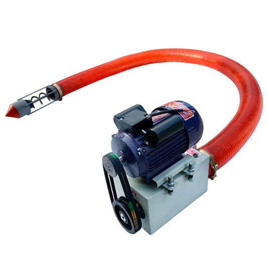 Portable flexible grain suction machine for automatic loading of wheat, corn, and rice