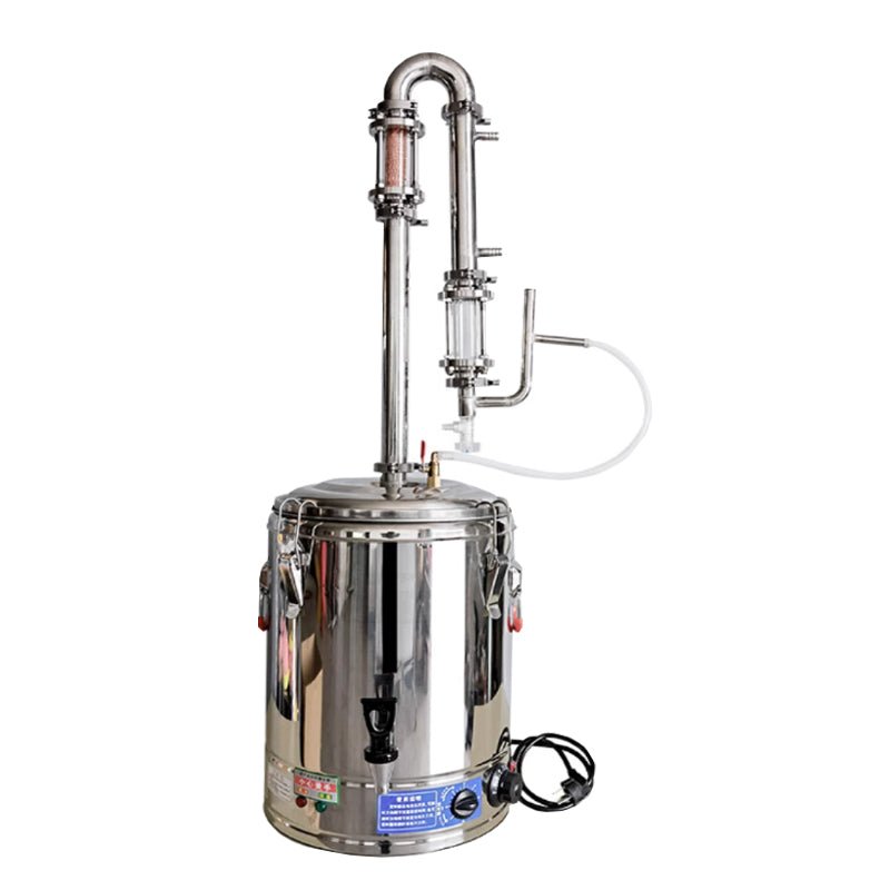 Portable pure copper decomposition for household use distillation with essential oil separator