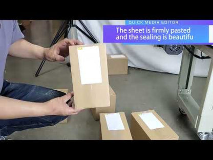 Box Sealing and Labeling Machine for Small Carton Parcels
