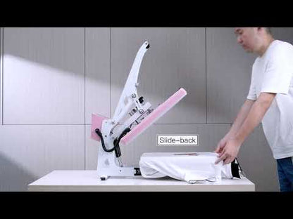 13″x18″ Semi-automatic Heat Press Machine With Auto Open and Slide-out Base