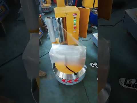 LP600S Small Airport Luggage Stretch Film Wrapping Packing Wrapper Machine, Baggage Stretch Wrapping Machine