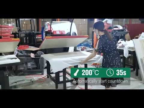 80*100cm Manual Heat Press Sublimation Machines Large Format T-shirt Heat Press Machine