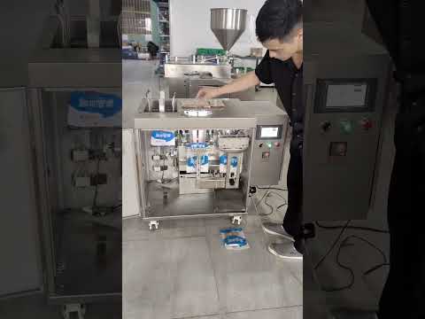 Semi-automatic Stand Up Pouch Packing And Sealing Machine, Manual feeding bag packaging machine