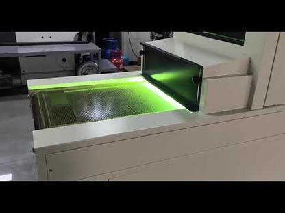 TD-UV400 industrial conveyor UV curing machine with dual UV lamps for screen printing line