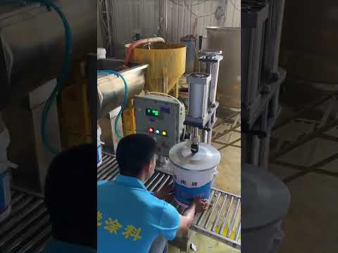 FC-30L GALLON PAINT BUCKET PASTE FILLING CAPPING MACHINE